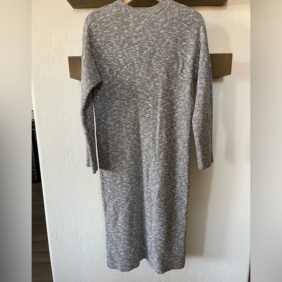 Madewell|Gray Midi sweater dress, size small•••Neutral Minimalist style - Picture 5 of 12